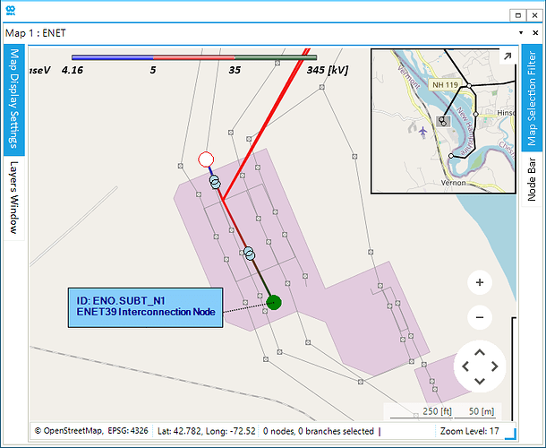 Figure 2: ENET39 Interconnection node in the ENET138 sub-transmission network